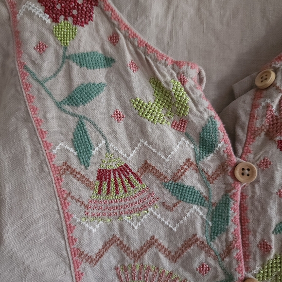 Gudrun Sjödén Swedish Design Linen Dress - Picture 8 of 11